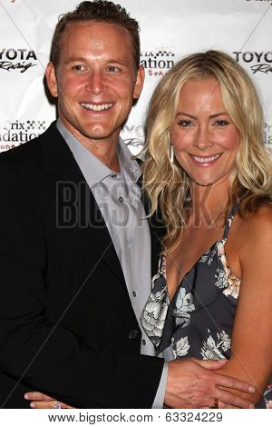 LOS ANGELES - APR 11:  Cole Hauser, Cynthia Daniel at the Long Beach Grand Prix Foundation Gala at Westin Hotel on April 11, 2014 in Long Beach, CA