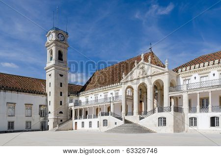 Main Building Of The Coimbra University