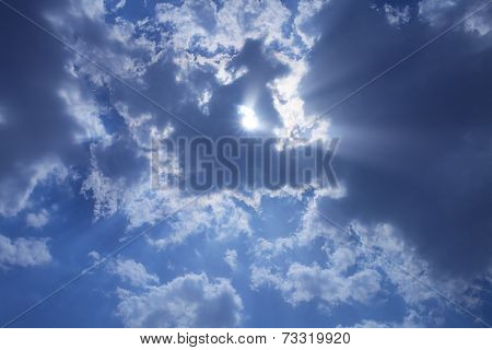 Sun  Sky And Clouds