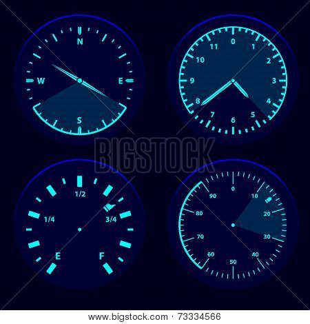 Futuristic User Interface Hud