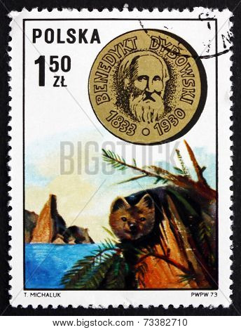 Postage Stamp Poland 1973 Benedykt Tadeusz Dybowski