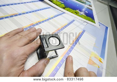 print production loupe controll