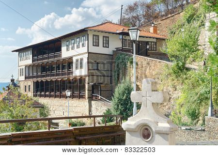 old ancient church complex and monastery