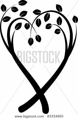 logo / icon about heart shape