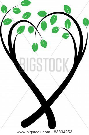 logo / icon about heart shape