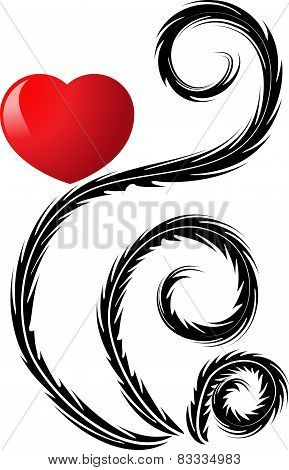 logo / icon about heart shape