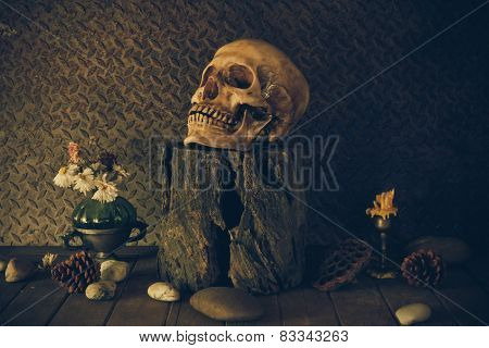 Still Life With A Skull.