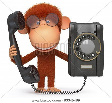 The Monkey With Phone
