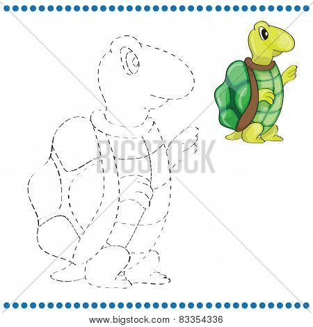 Connect the dots and coloring page