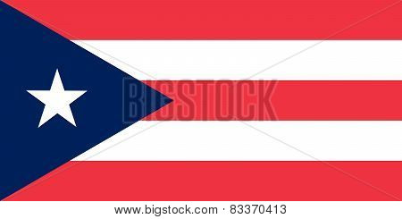 Commonwealth Of Puerto Rico Official Flag