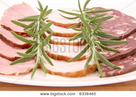 Piatto di affettati assortiti