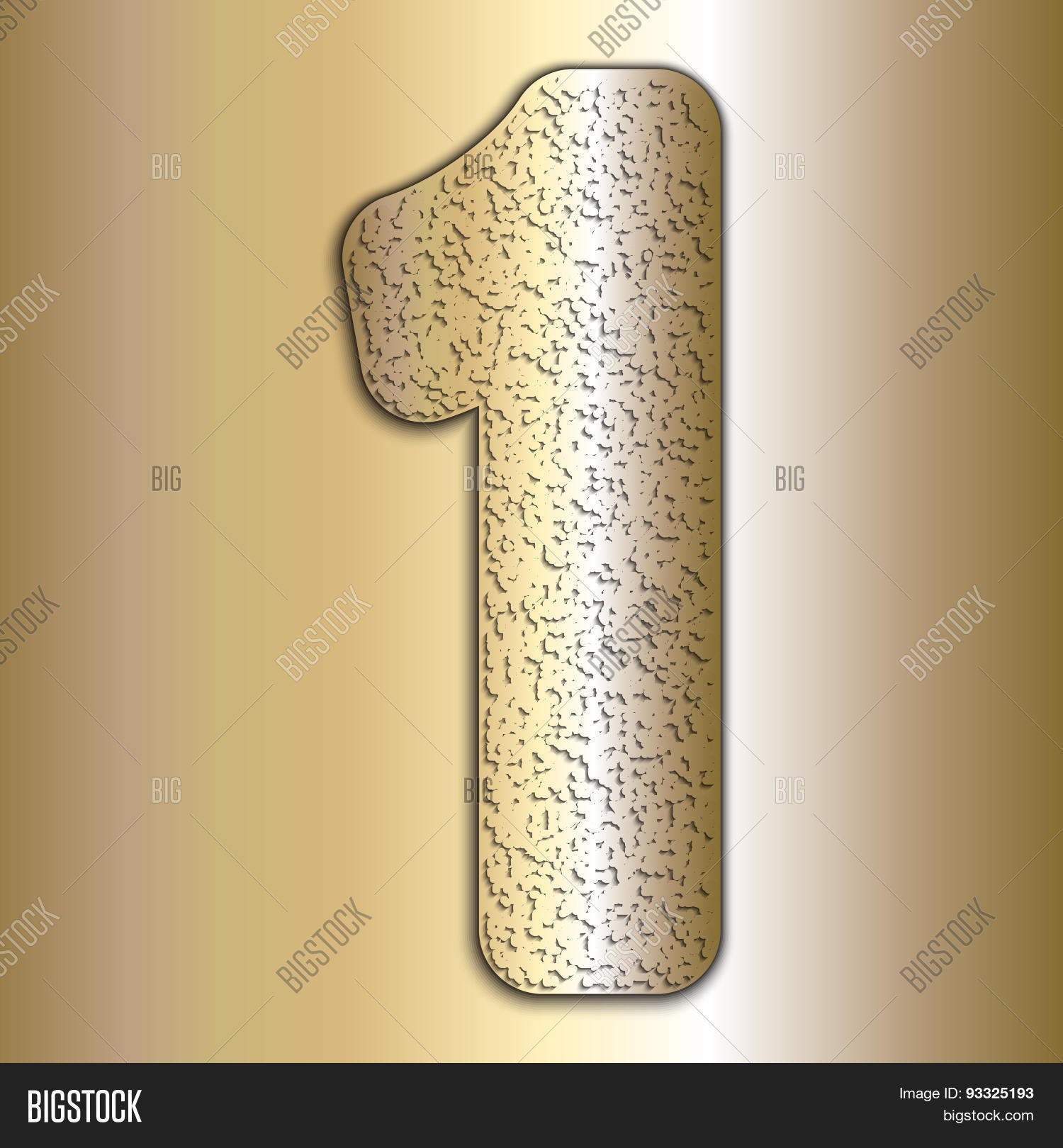 Vector Metalic Gold Photo Free Trial Stock Vector Metalic Gold Photo
