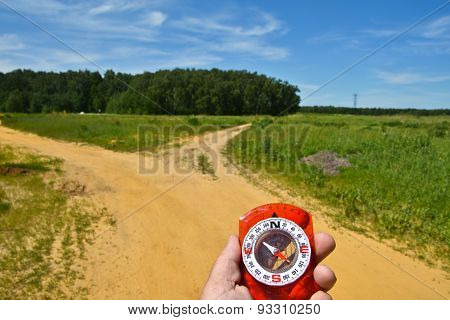 With Compass Before The Fork.