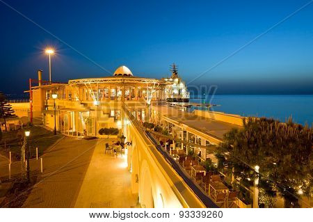 Marina coffee shop in Patras.
