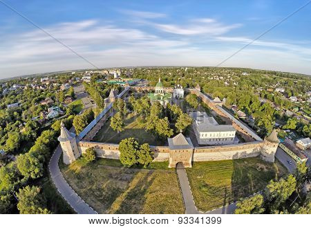 Aerial View On Zaraysk Kremlin