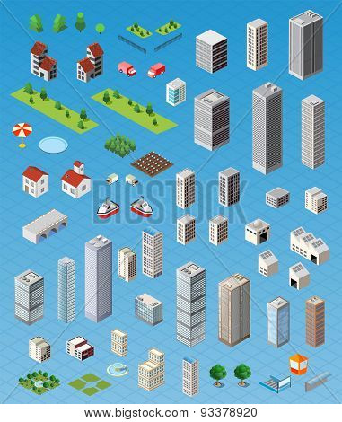 Isometric City Set