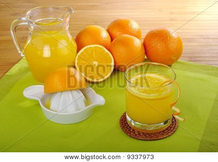 Friskpresset appelsinjuice