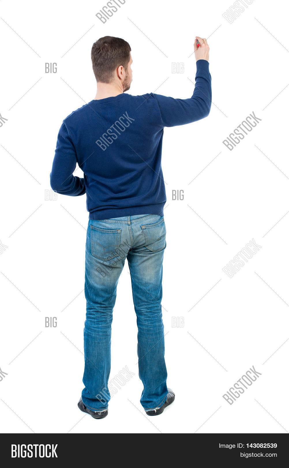 Back View Writing Image & Photo (Free Trial) | Bigstock