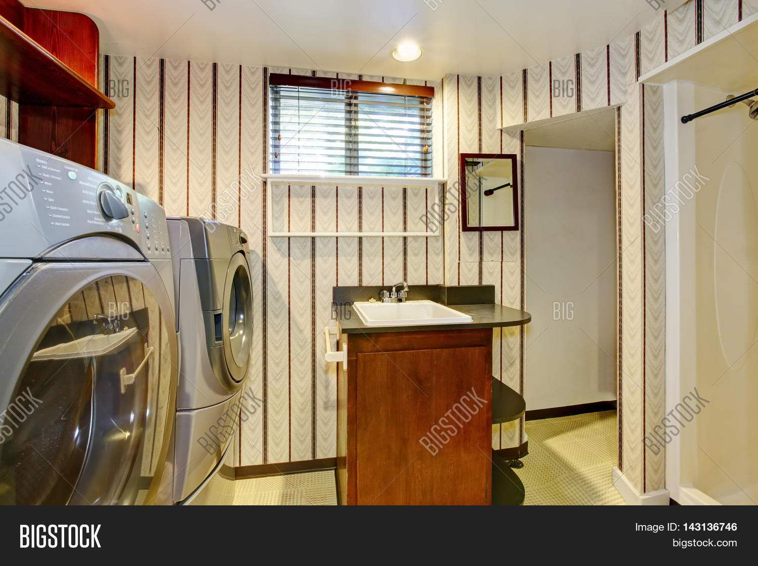 Old Style Laundry Room Image & Photo (Free Trial) Bigstock