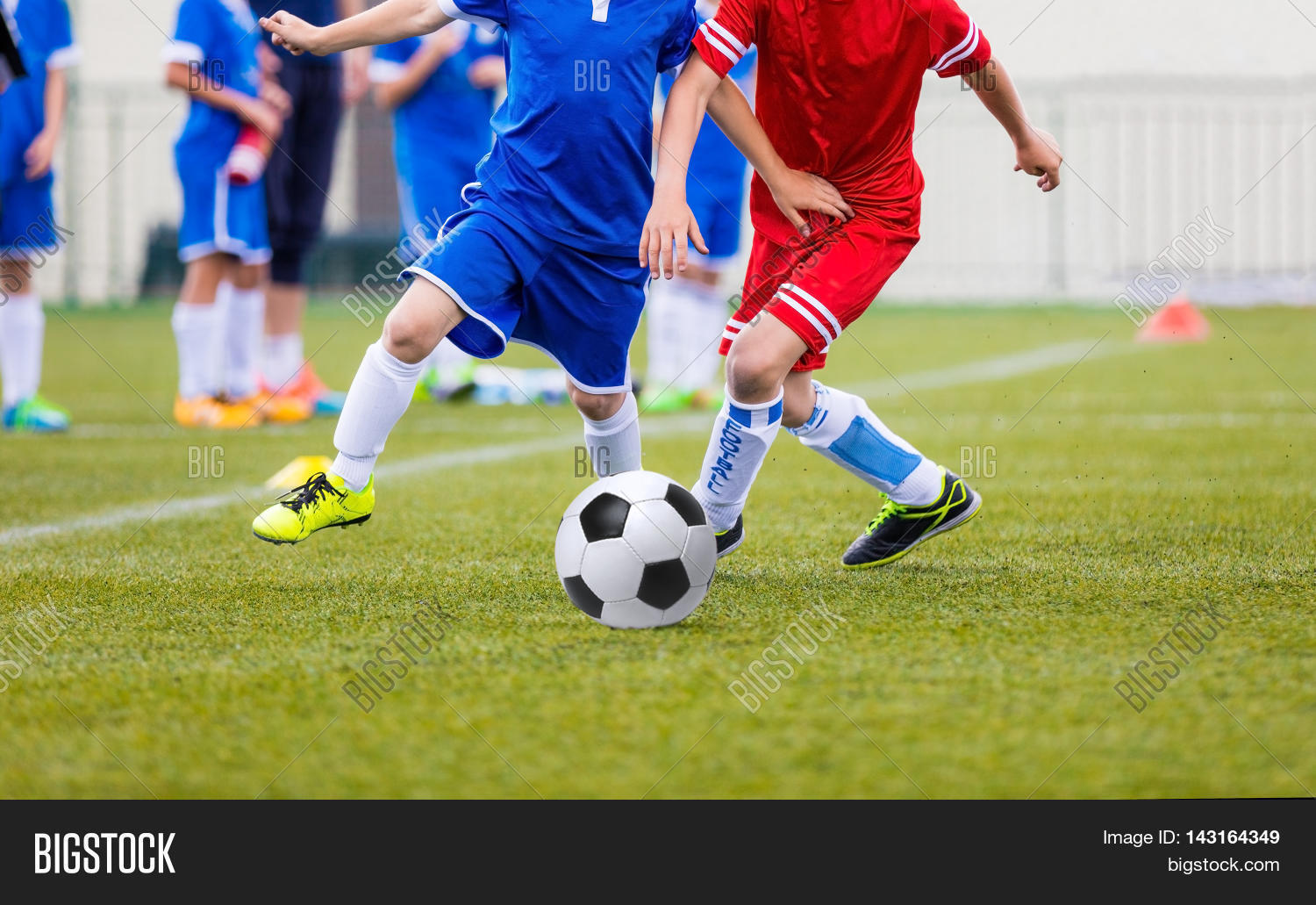 Young Soccer Players Image & Photo (Free Trial) Bigstock