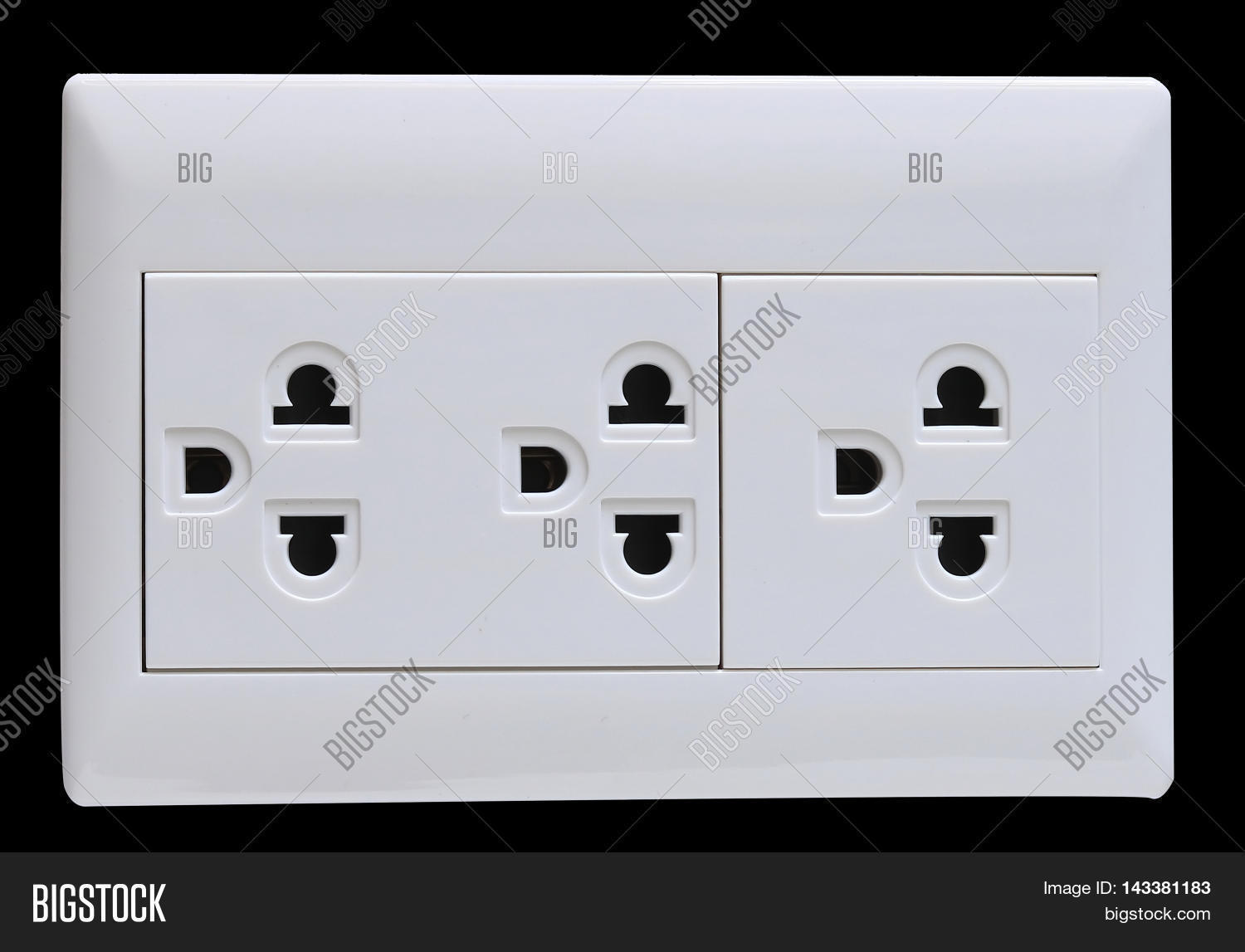 White Plugs On Black Image & Photo (Free Trial) Bigstock