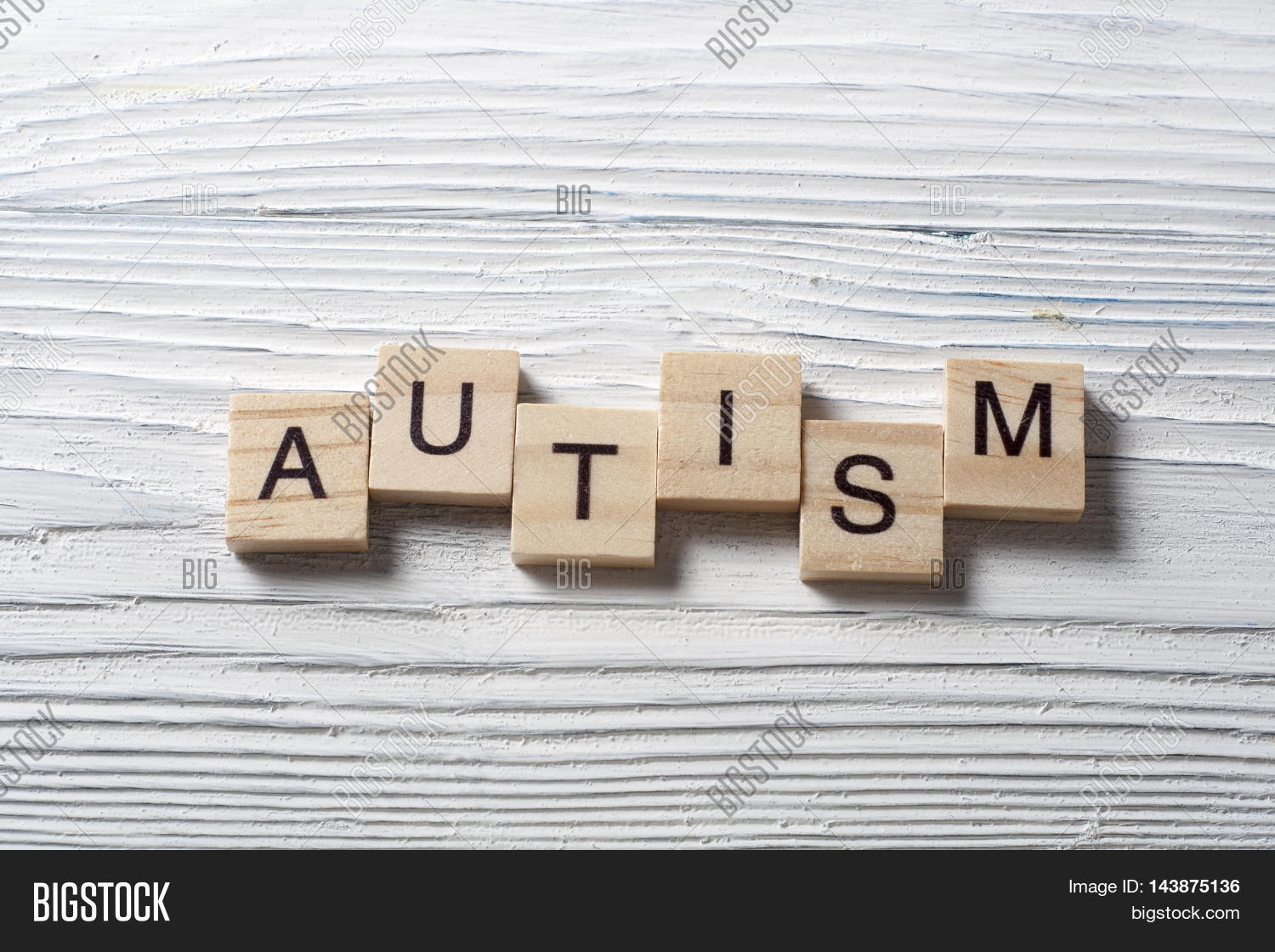 Text AUTISM On Wood Image & Photo (Free Trial) | Bigstock