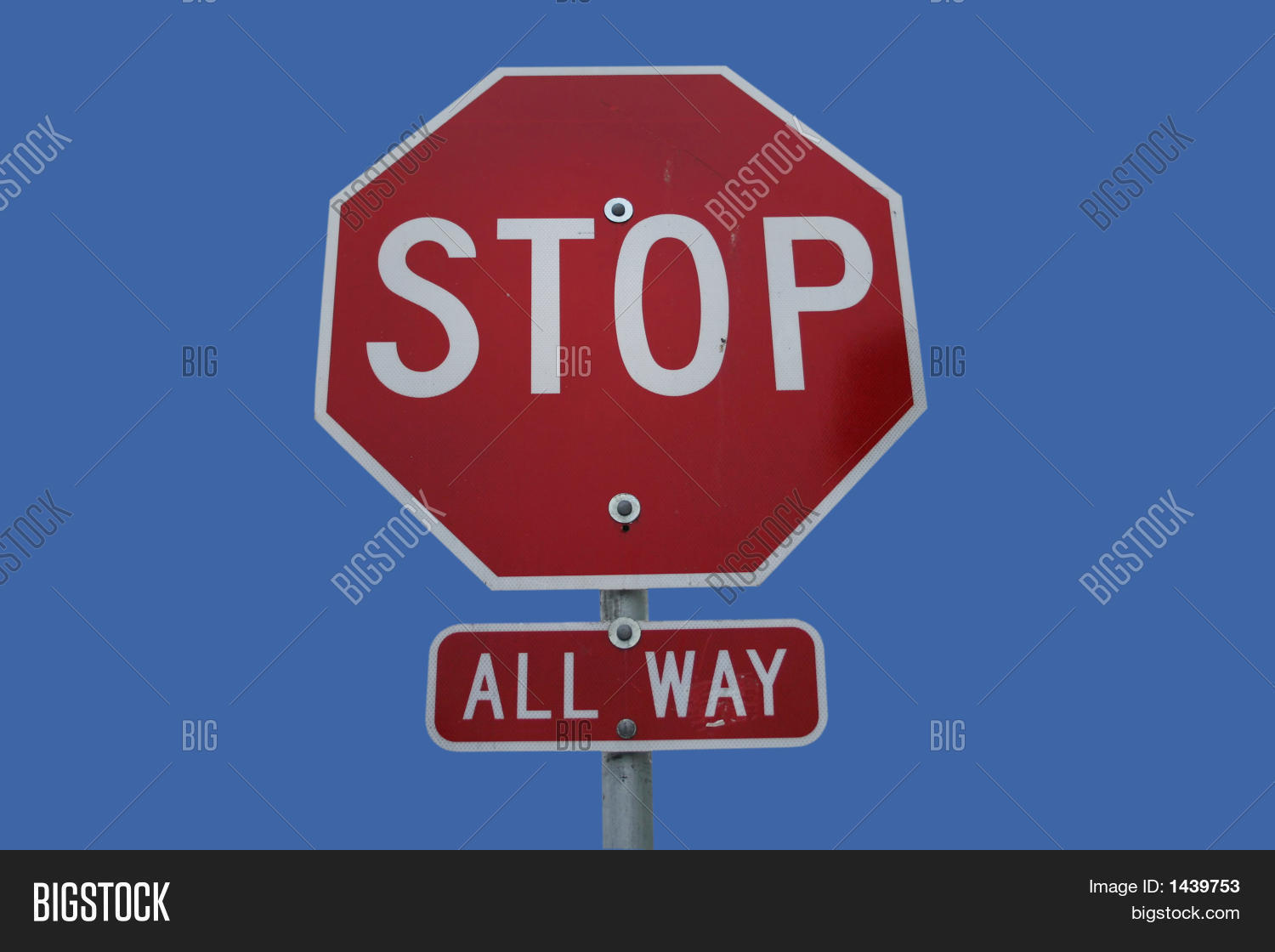 All Directions Stop Image & Photo (Free Trial) Bigstock