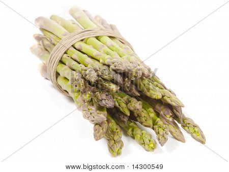 Asparagus Wrapped In Hemp On Side