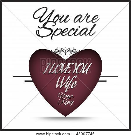 I love you Wife - You are Special