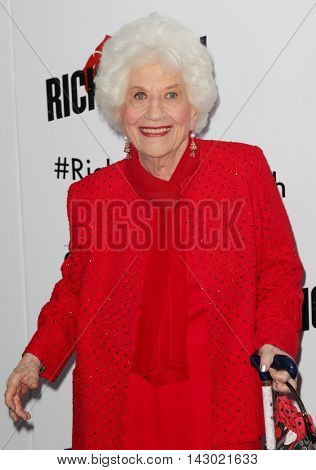 NEW YORK-AUG 3: Actress Charlotte Rae attends the 'Ricki And The Flash' New York premiere at AMC Lincoln Square Theater on August 3, 2015 in New York City.