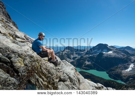 A scramble in the coastal mountains of bc