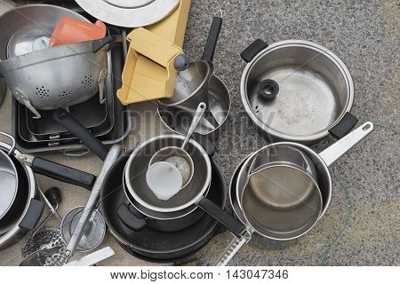 Napoli (italy) Flea Market. Poggioreale