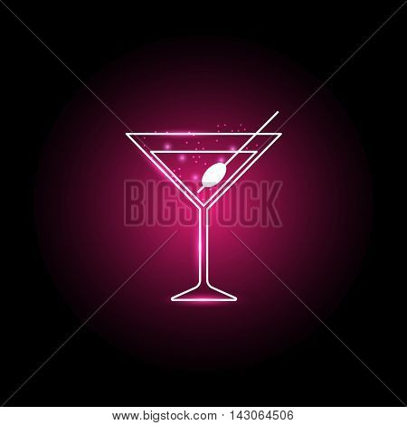 Vector Illustration Martini Glass