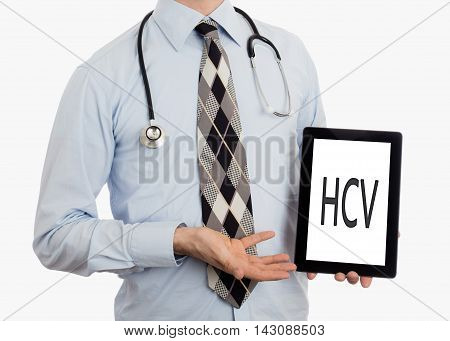 Doctor Holding Tablet - Hcv