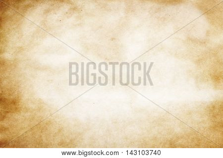 Old grunge paper background or texture. Yellowed paper texture for the design.