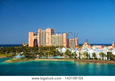 The Atlantis Paradise Island Resort, Located In The Bahamas