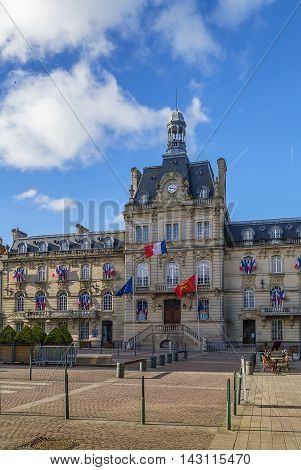 Coutances City Hall in historic city center France
