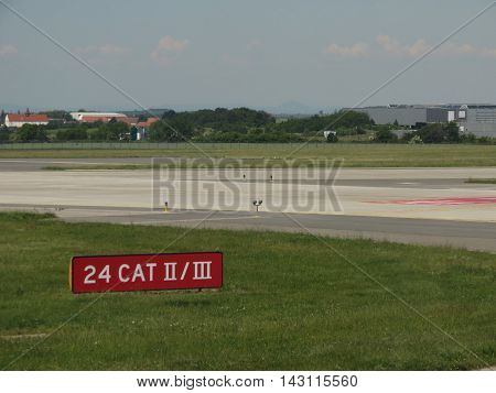 Prague Airport Runway