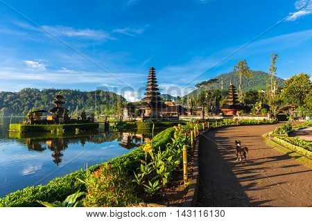 Pura Ulun Danu Bratan At Sunrise, Bali