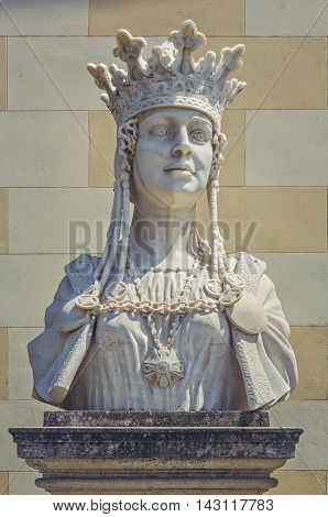 Bust Of Queen Marie Of Romania