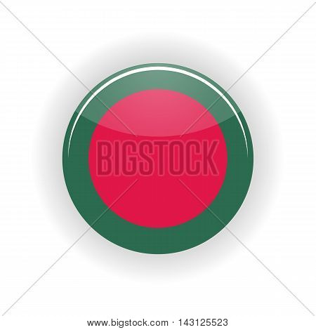 Bangladesh icon circle isolated on white background. Dacca icon vector illustration