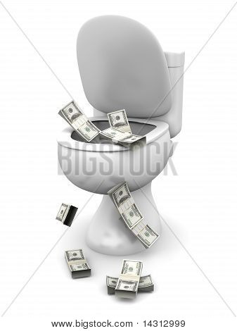 Dollar Toilet