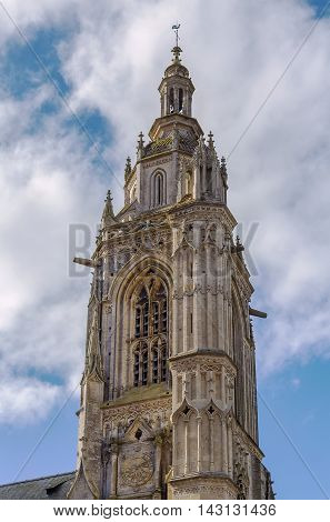 St. Peter's Church is the Catholic Church of the 15th century in Coutances France