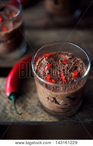 Chocolate Mousse With Chili Pepper