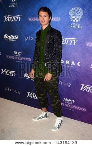 LOS ANGELES - AUG 16:  Ansel Elgort at the Variety Power of Young Hollywood Event at the Neuehouse on August 16, 2016 in Los Angeles, CA