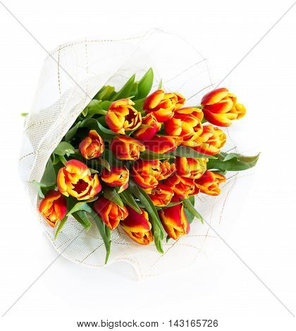 Вouquet Of Orange Tulips
