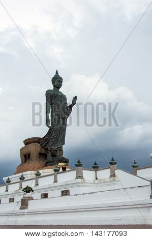 Buddha Image In Walking Posture