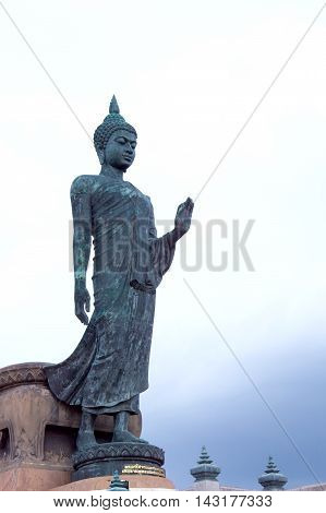 Buddha Image In Walking Posture