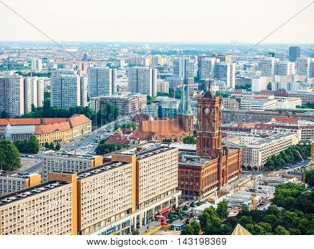 Aerial View Of Berlin (hdr)