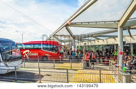 Coach Station In Stansted (hdr)